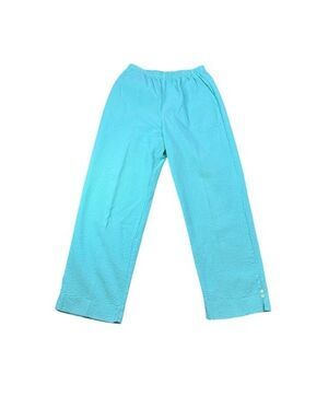 VTG WEK Woman Pants Women Size Large USA 80s 90's Cotton Elastic Waistband